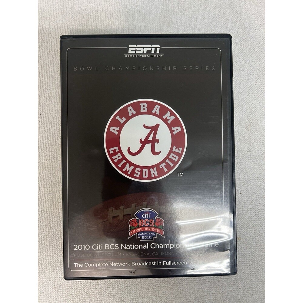 2010 bcs Championship dvd Alabama Crimson Tide